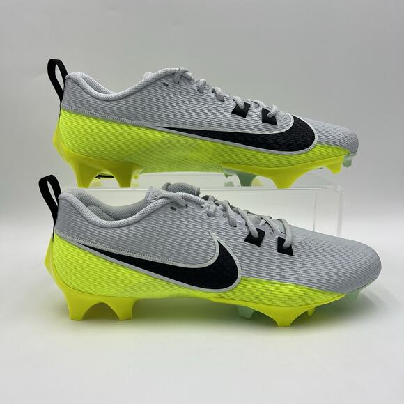 Mens Size 13 Nike Vapor Edge Speed 360 2 Grey Green Football Cleats DA5455 004 - Picture 1 of 5